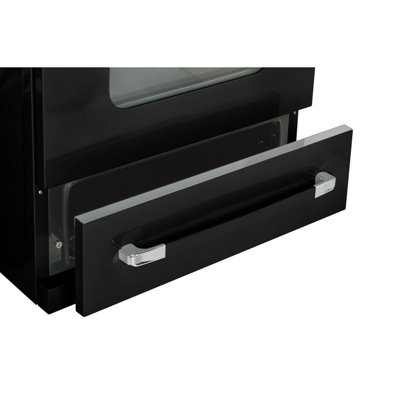 Unique Classic Retro 30" 5 Element 3.9 cu. ft. Freestanding Electric